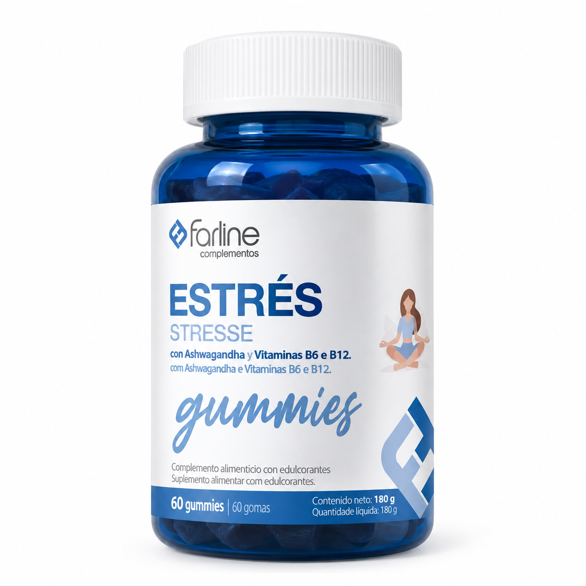 Farline Complementos Estrés 60 Gummies