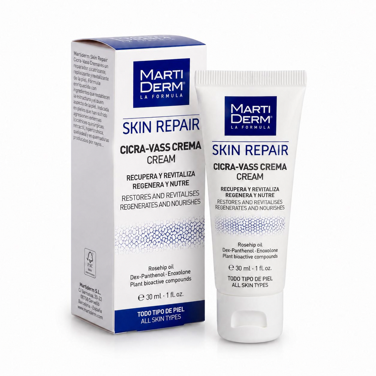 MartiDerm Skin Repair Cicra-Vass Crema 30 ml