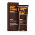 Caja y tubo de Piz Buin Allergy Sun Sensitive Skin Face Cream SPF50+.