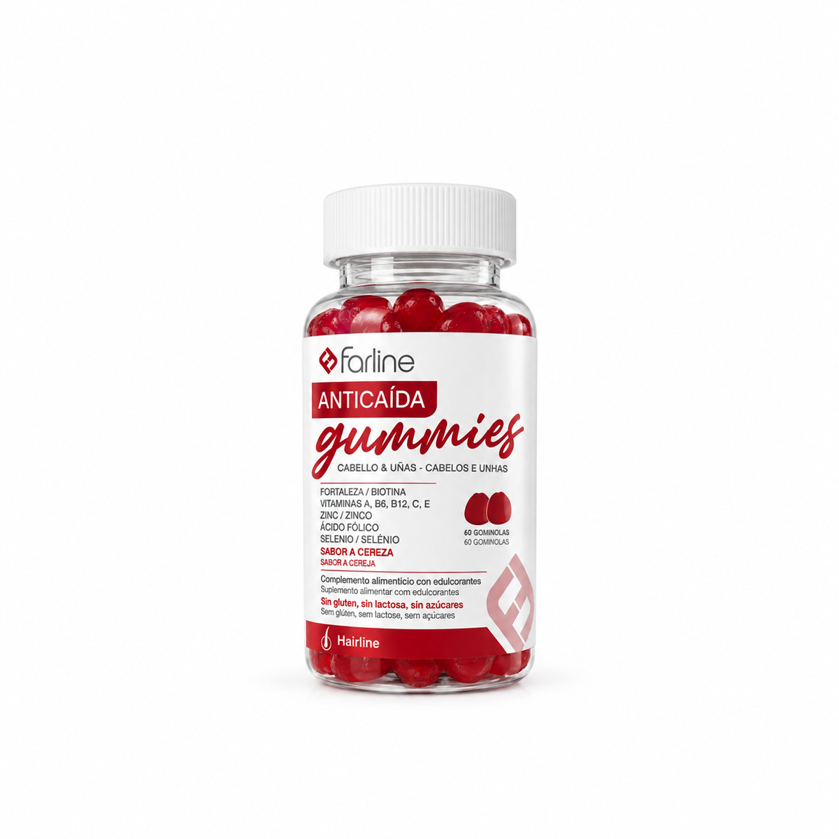 Farline Anticaída Gummies 60 unidades