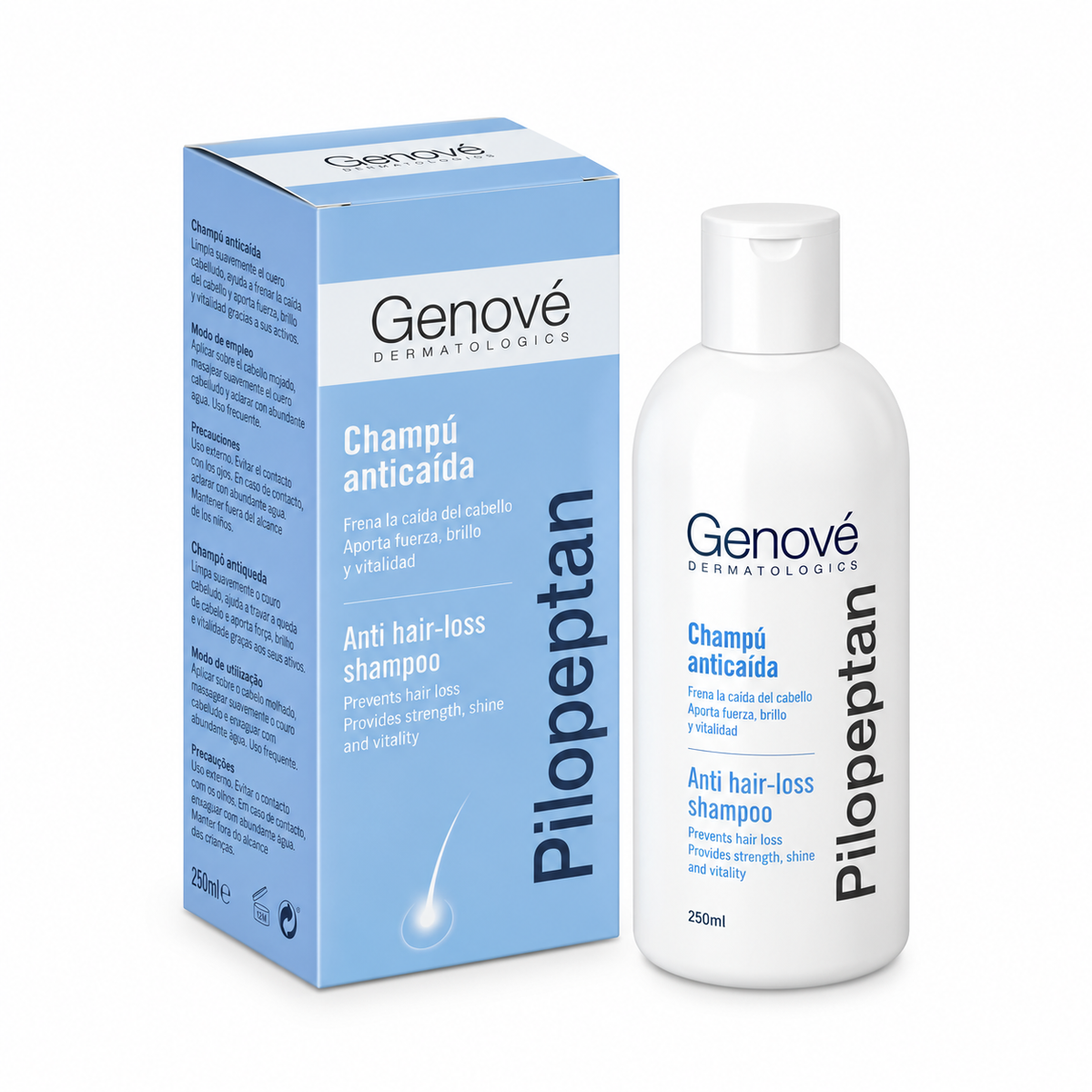 Genové Pilopeptan Champú Anticaída 250 ml