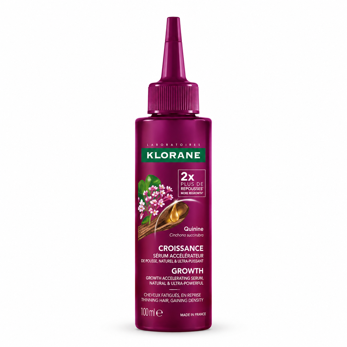 Klorane Crecimiento Sérum Acelerador Intensivo del Crecimiento a la Adenosina 100 ml