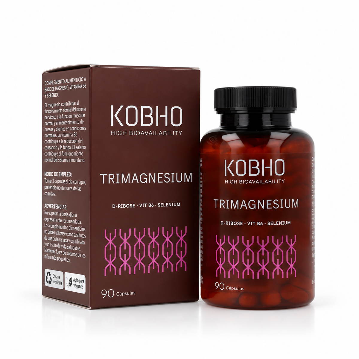KOBHO Trimagnesium 90 cápsulas