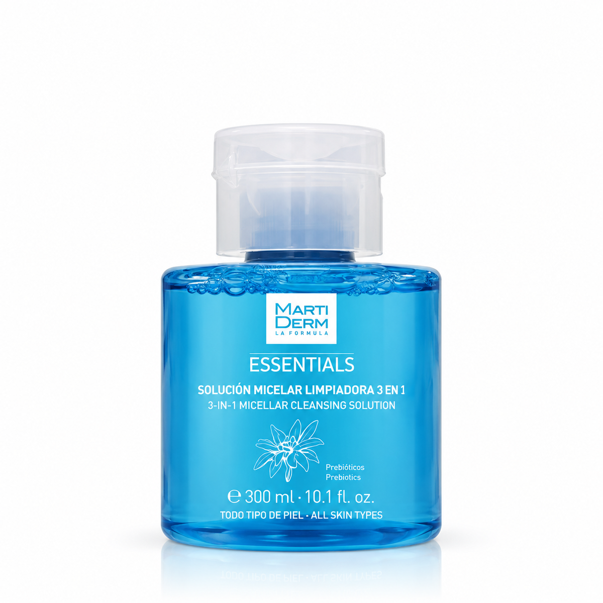 MartiDerm Essentials Solución Micelar Limpiadora 3 en 1 300 ml