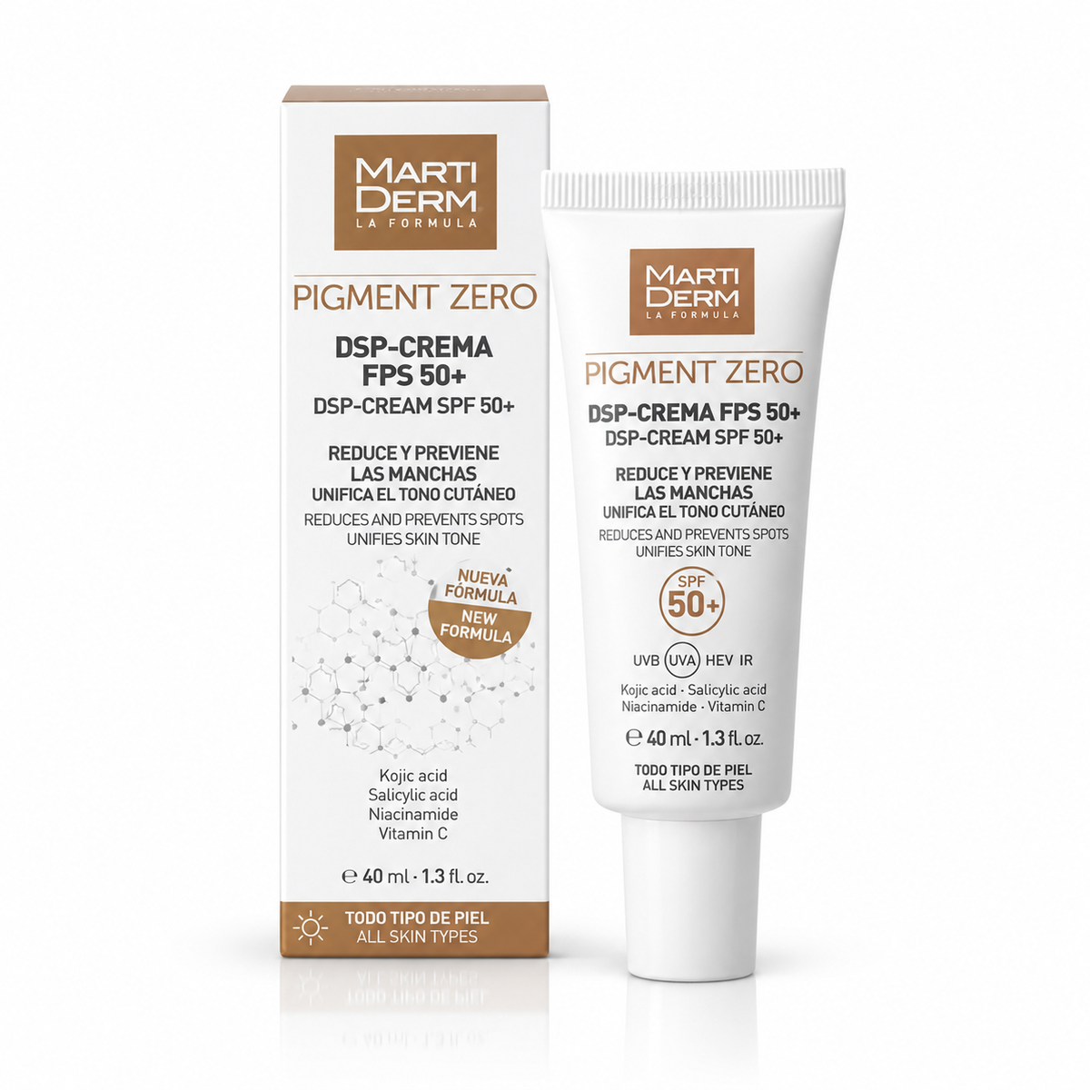 MartiDerm Pigment Zero DSP-Crema FPS 50+ 40 ml