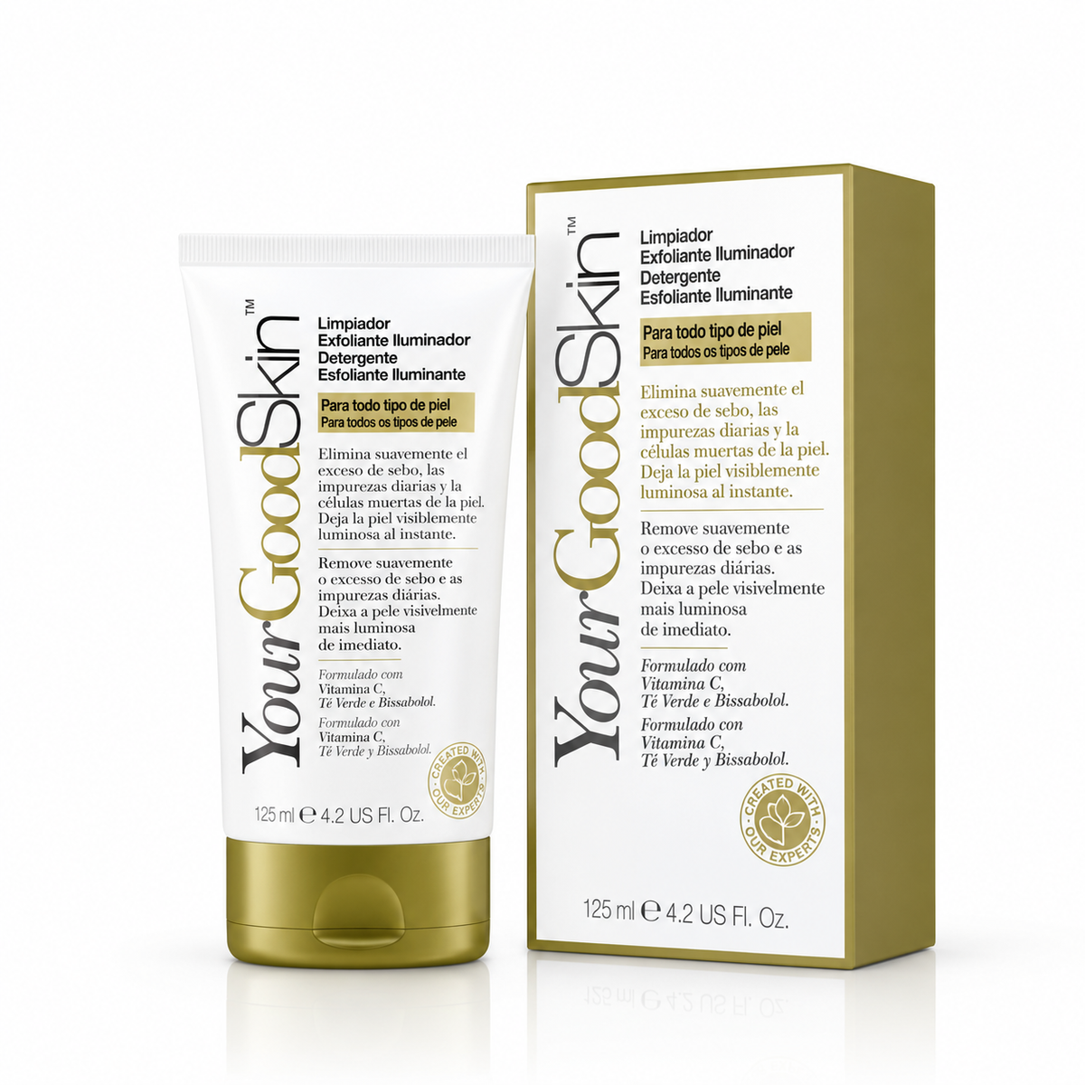 YourGoodSkin Limpiador Exfoliante Iluminador 125 ml